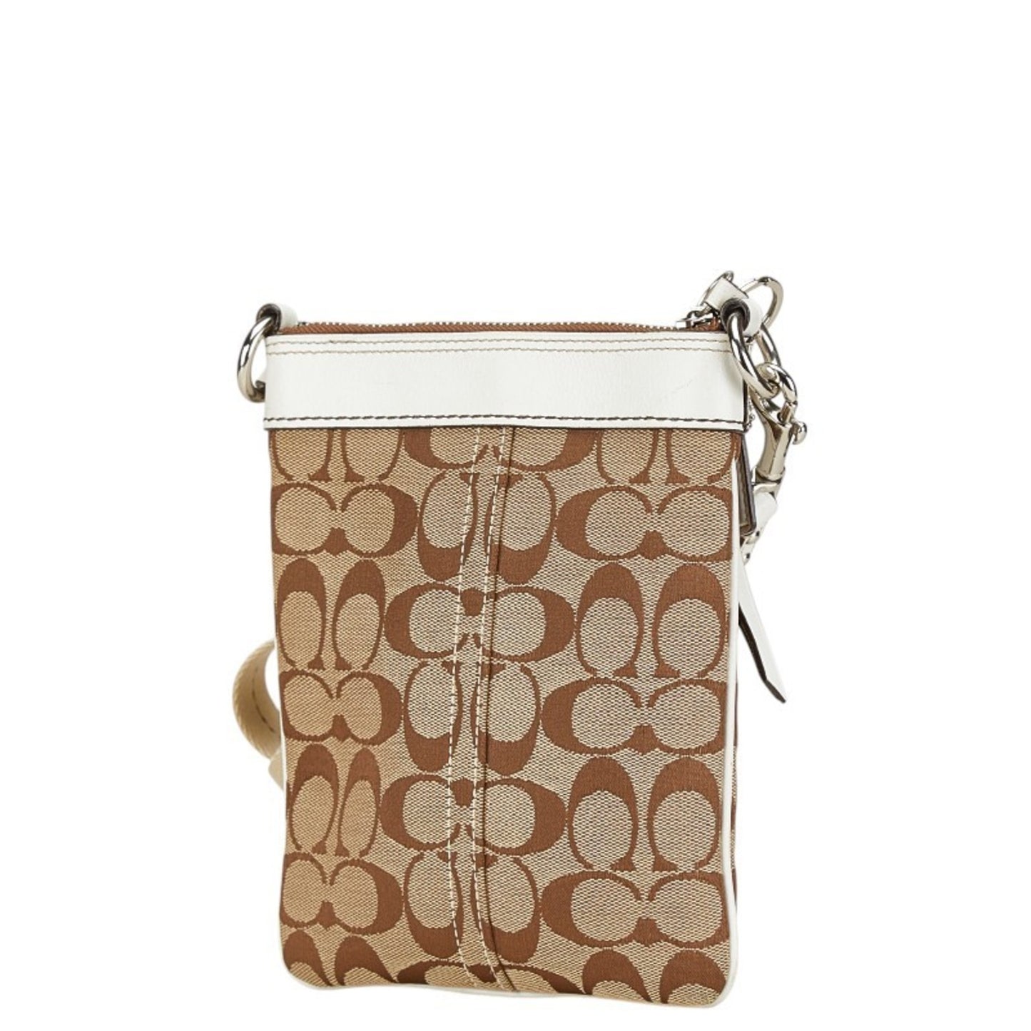 Coach Signature Shoulder Bag In Brown