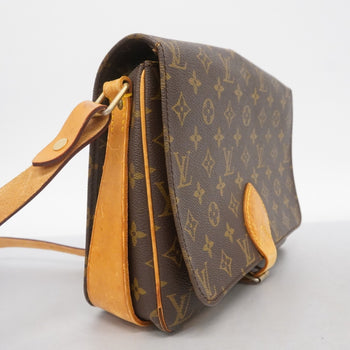 Louis Vuitton Monogram Cartouchiere Gm Shoulder Bag M51252 Brown
