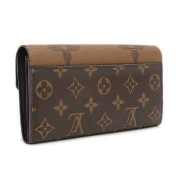 Louis Vuitton Monogram Giant Portefeuille Sarah Long Wallet M80726 Initial