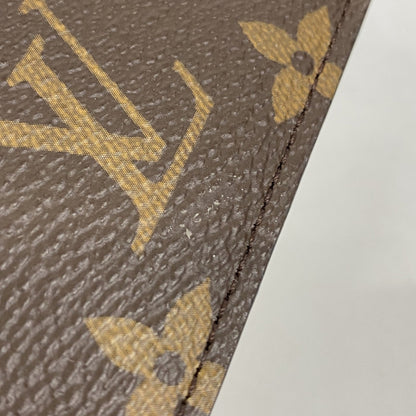 Louis Vuitton Monogram Porte Carte Card Case With Lv Charm