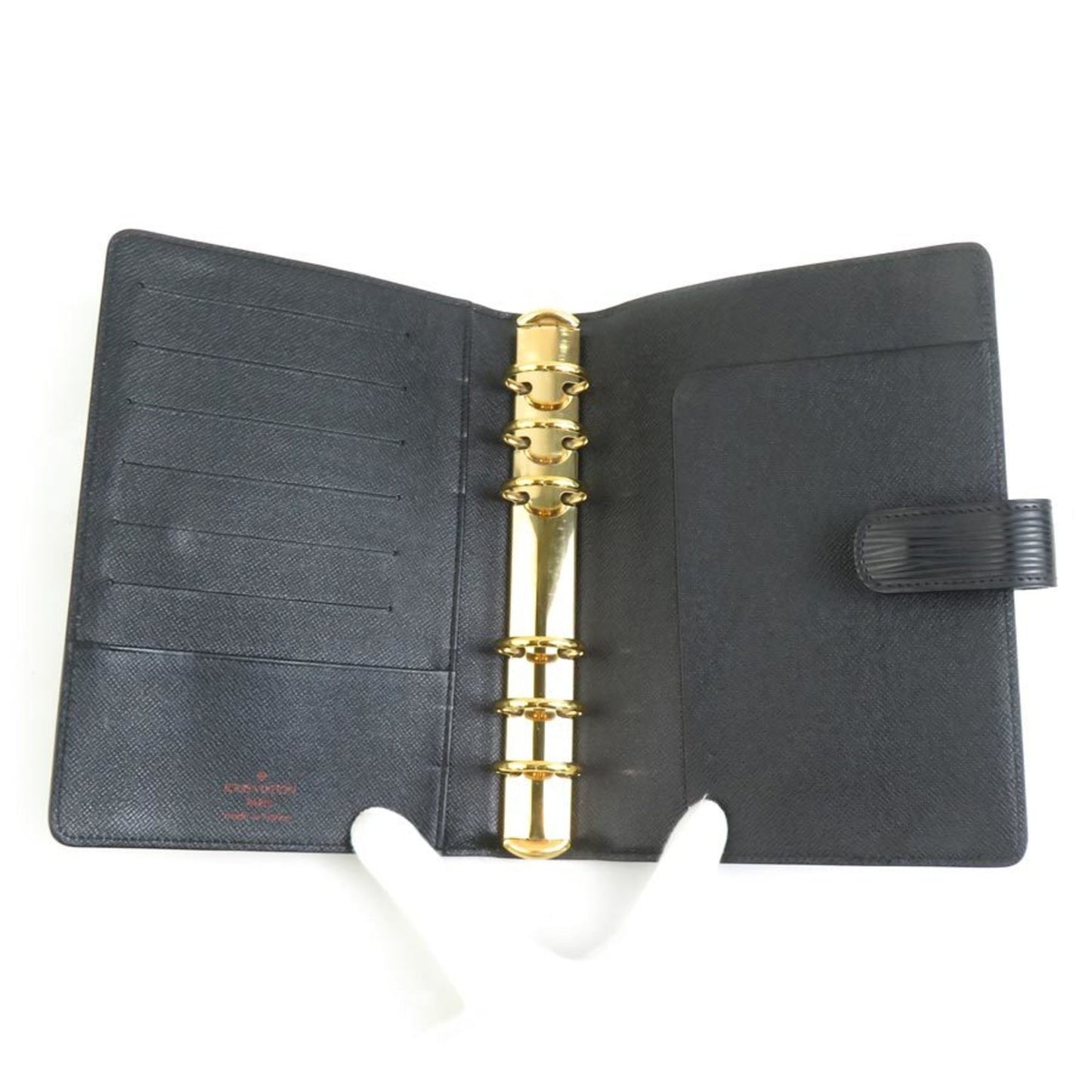 Louis Vuitton Epi Agenda Mm Planner Cover In Leather
