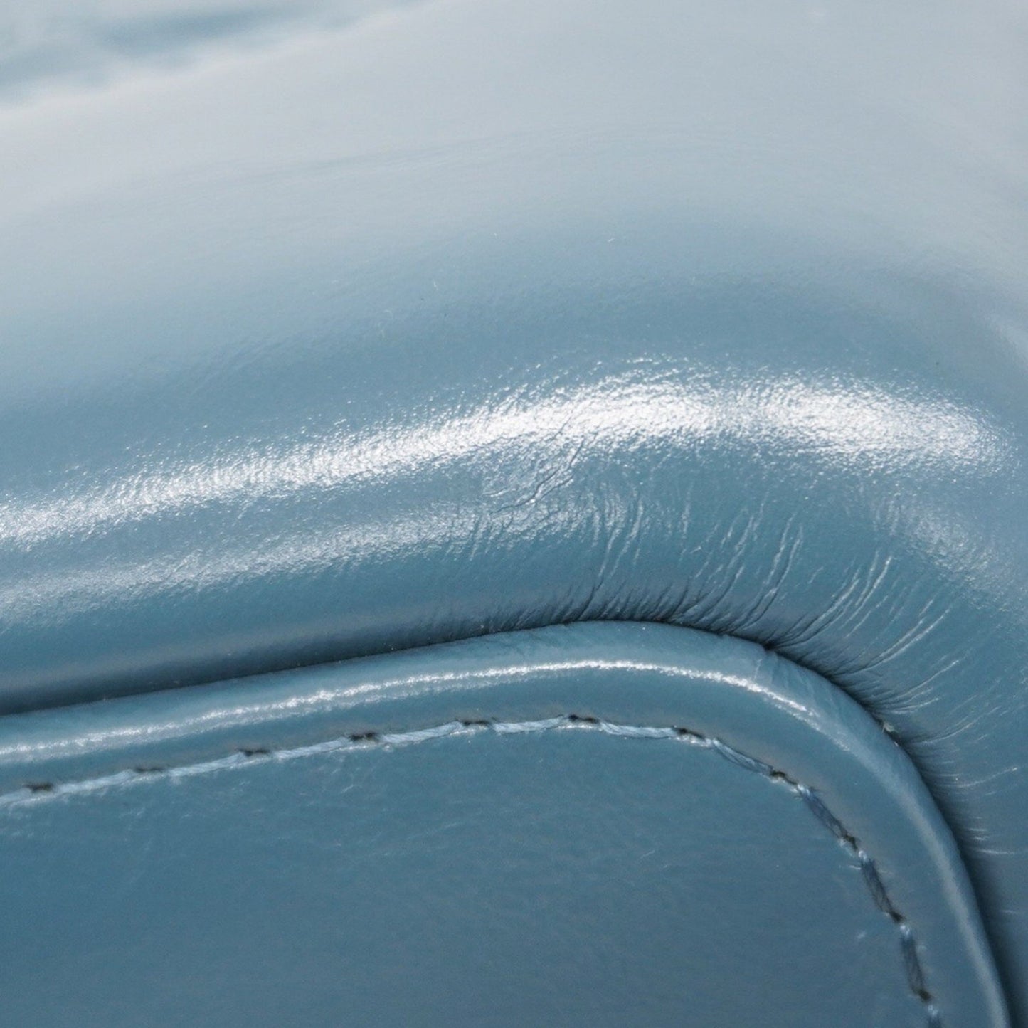 Chanel Shoulder Bag Chain Gabriel Calfskin Blue Gold