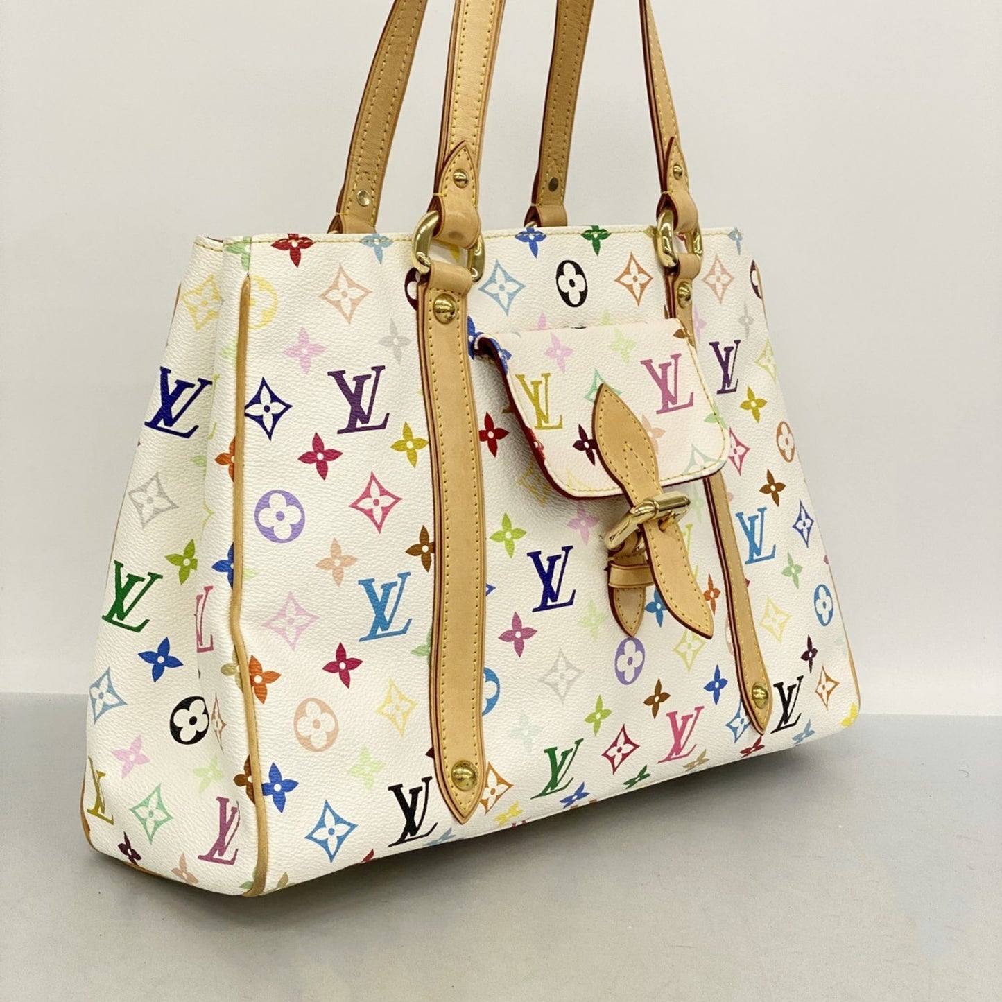 Louis Vuitton Monogram Multicolore Aurelia Mm Tote Bag M40094 Bron