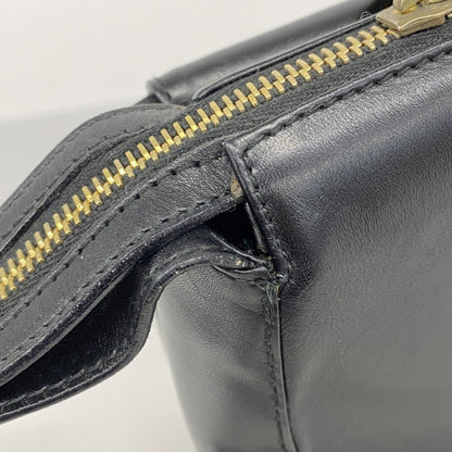 Salvatore Ferragamo Shoulder Bag In Black Leather