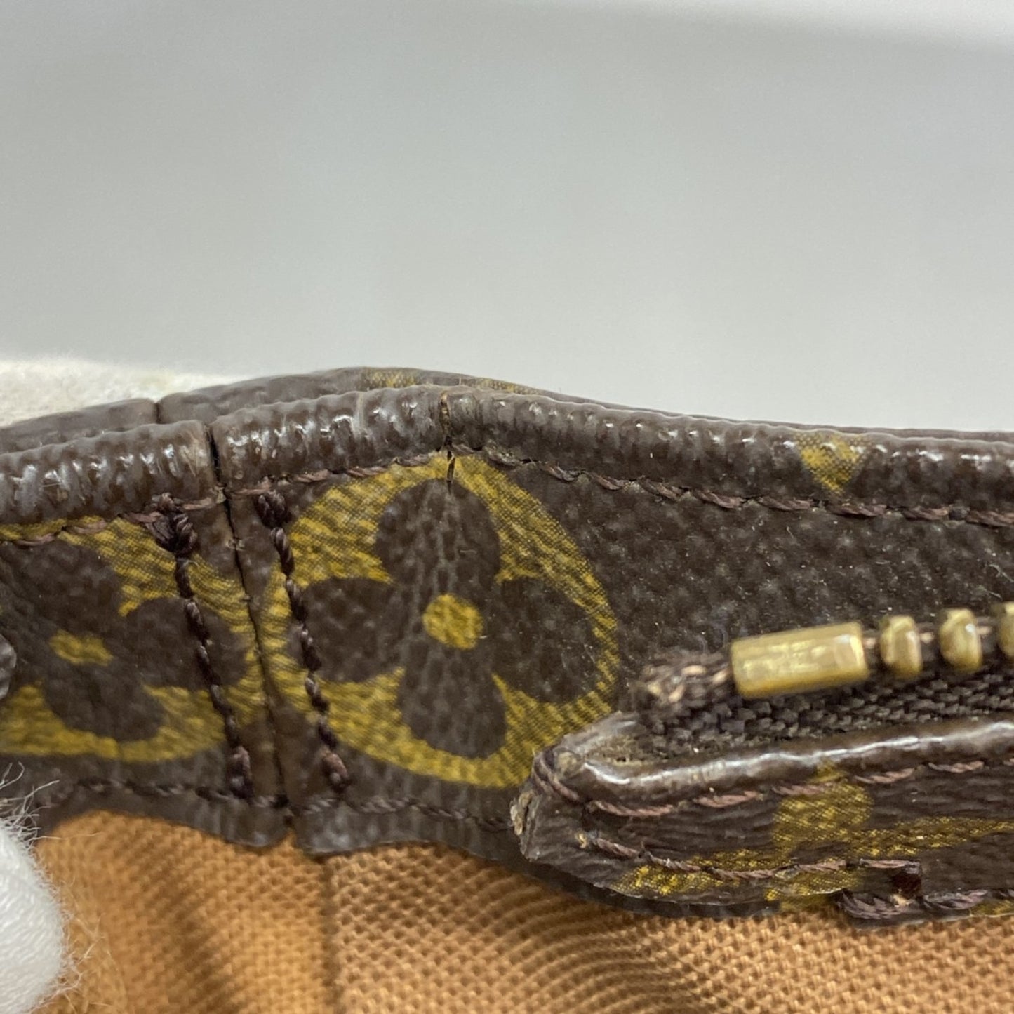 Louis Vuitton Monogram Cabas Piano Tote Bag M51148 Brown