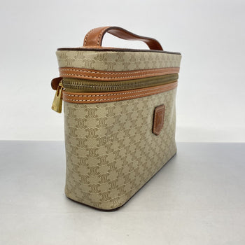 Celine Vanity Bag Macadam Beige Light Brown
