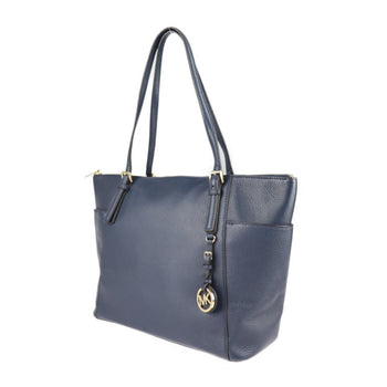 Michael Kors Jet Set Item Tote Bag 35H7Gttt9L Leather Navy Shoulder R2116103001179
