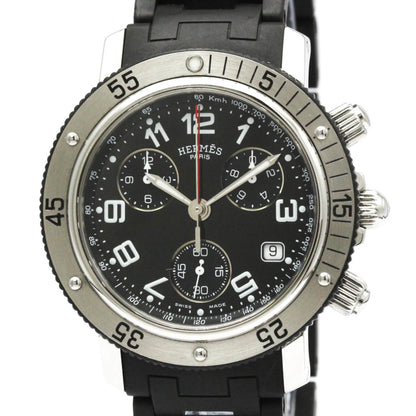 Hermes Clipper Diver Steel Rubber Quartz