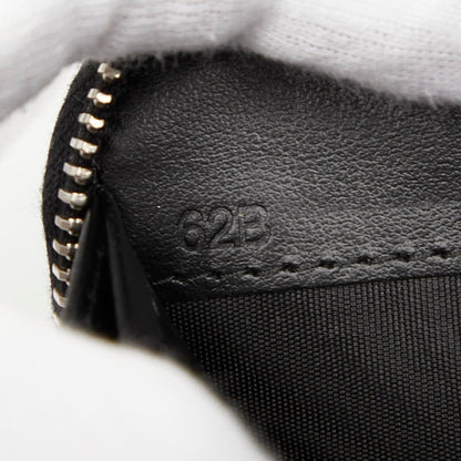 Prada Logo Long Wallet With Round Zipper