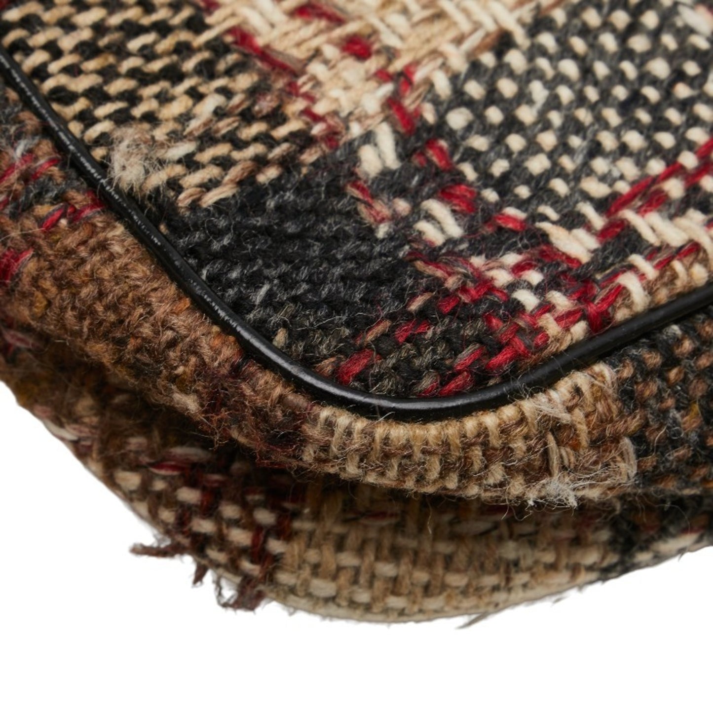 Burberry Check One-Shoulder Bag Handbag In Brown