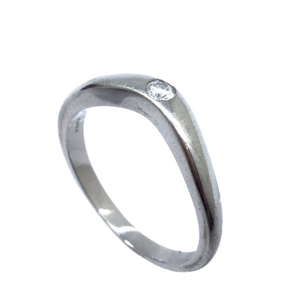 Bvlgari Bulgari Corona Ring Pt950 Platinum Diamond #9.5 Fashion Engagement