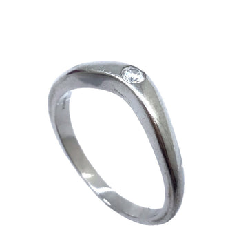 Bvlgari Bulgari Corona Ring Pt950 Platinum Diamond #9.5 Fashion Engagement