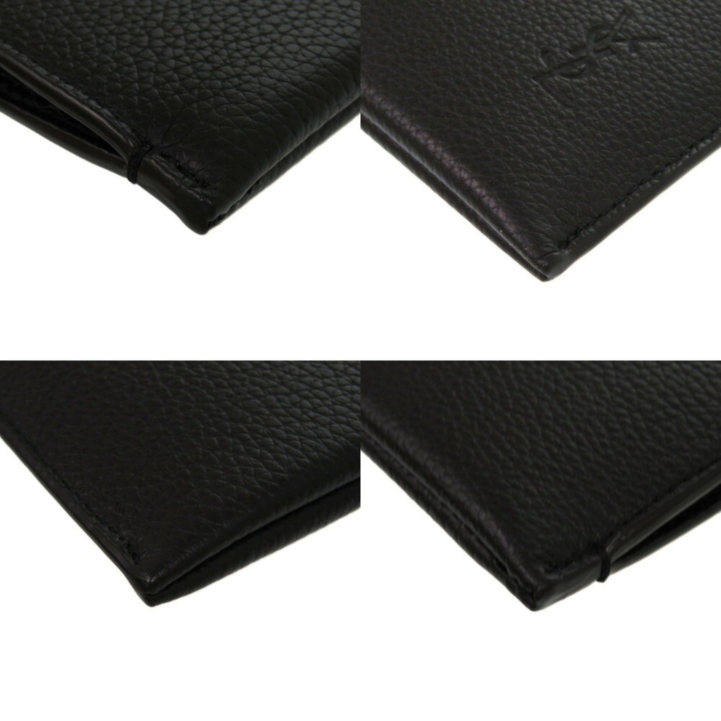 Like New Yves Saint Laurent 530013 Clutch Bag In Black Leather