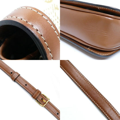 Celine Teen Triomphe Shoulder Bag White Brown 188882Bz4.01Bc
