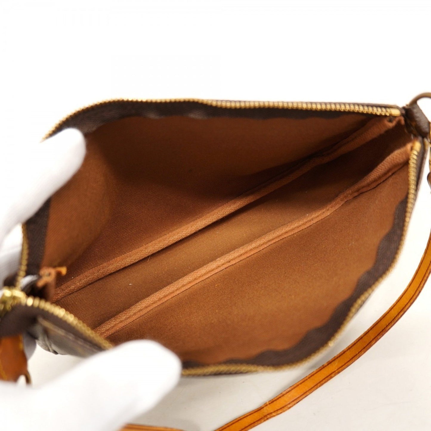 Louis Vuitton Monogram Pochette Accessoires M51980 Brown