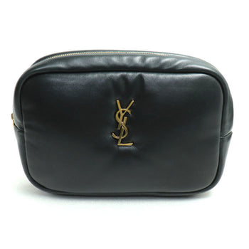Yves Saint Laurent Saint Laurent Paris Saint Laurent Paris Cassandra Pouch Clutch Bag Black