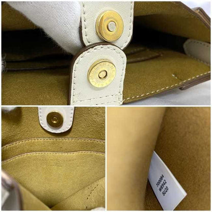 Stella Mccartney Shoulder Bag Cream White 700084 W8542 Ec-19939 Leather Canvas Stella Mccartney