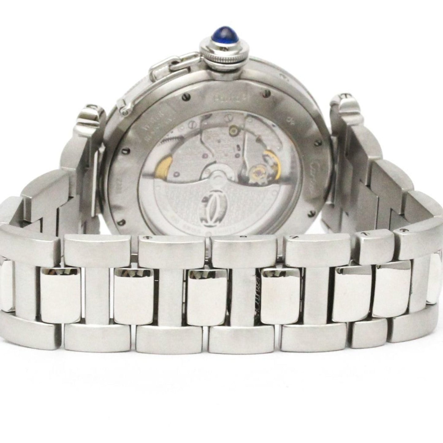 Cartier Pasha 38 Gmt Power Reserve Automatic Watch W31037H3 Polished