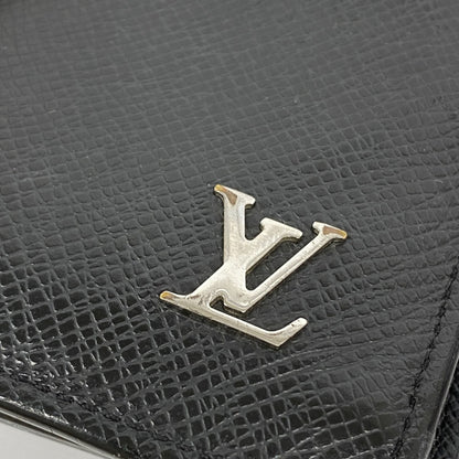 Louis Vuitton Taiga Portefeuille Brazza Long Wallet M30285 Noir