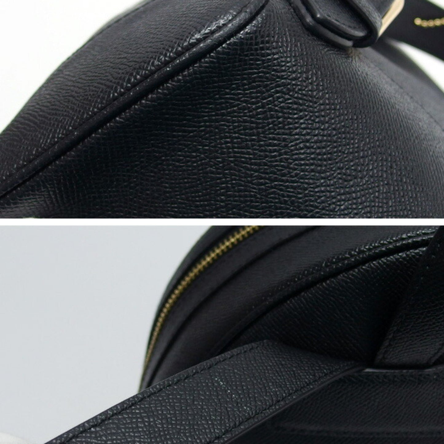 Coach Kenley Crossgrain Backpack Black