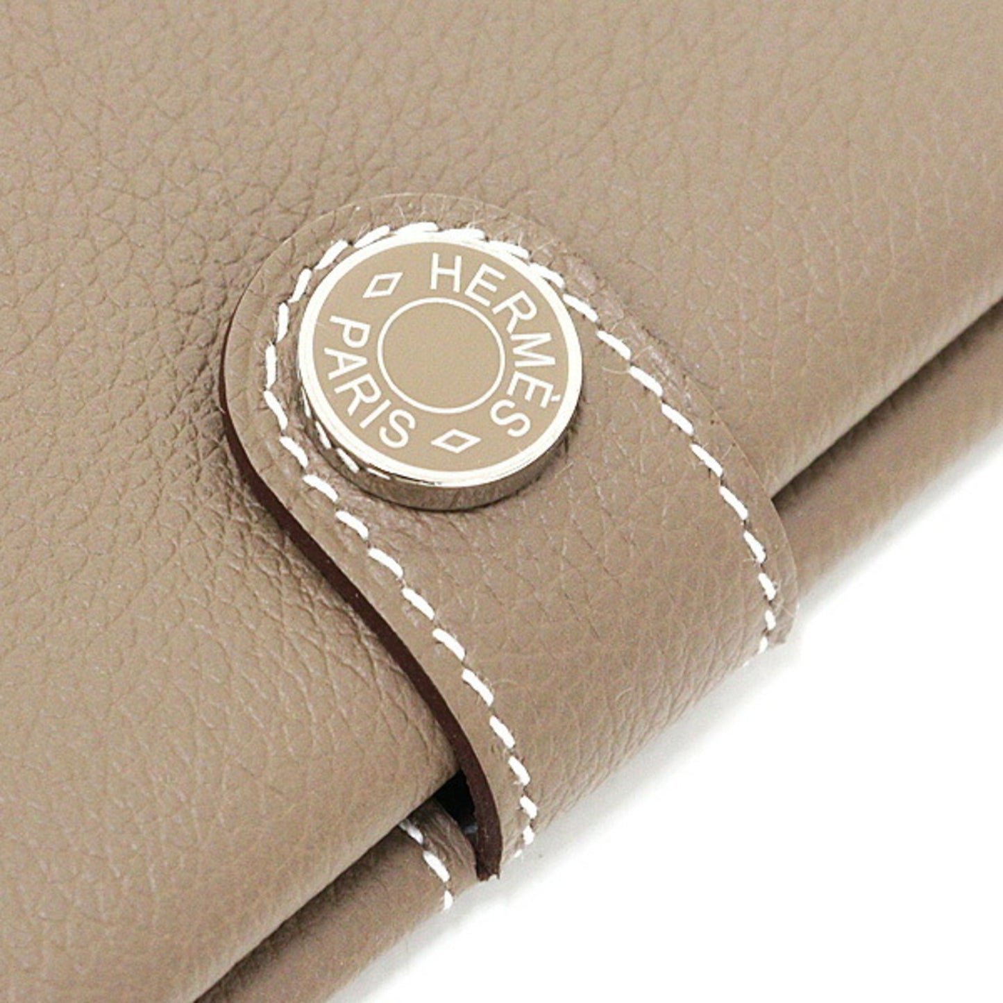 Hermes Herms R.M.S. Evercolor Etoupe Passport Case