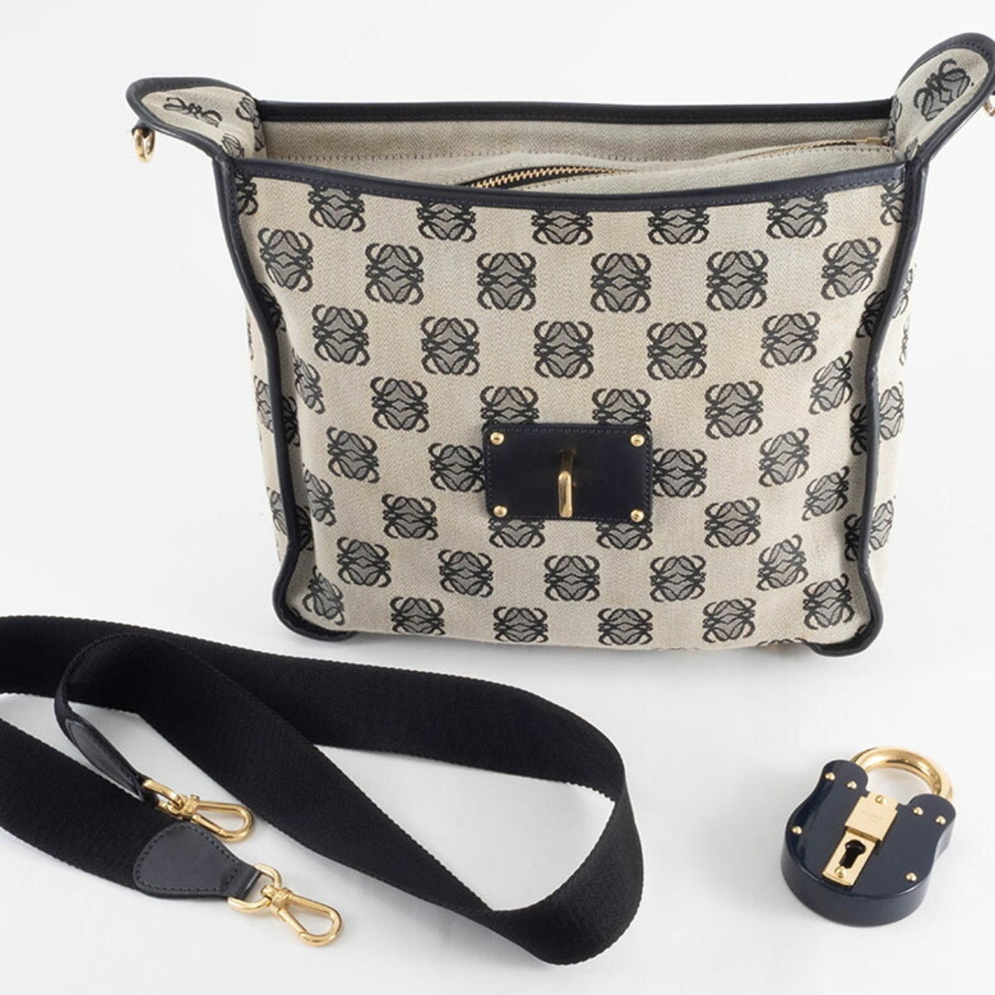 Loewe Anagram Shoulder Bag 340904 Gray