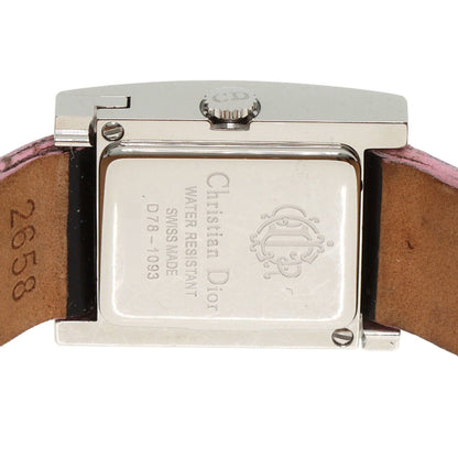 Christian Dior D78-1093 Malice Pink Sapphire Watch In Stainless Steel