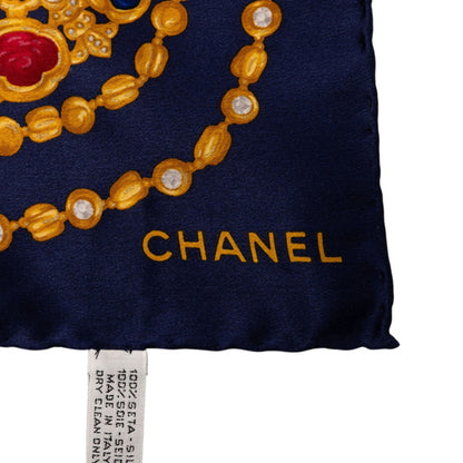 Chanel Jewelry Jewel Pattern Scarf