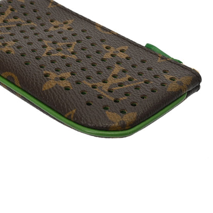 Louis Vuitton Monogram Perforated Pochette Cle Vert M95186