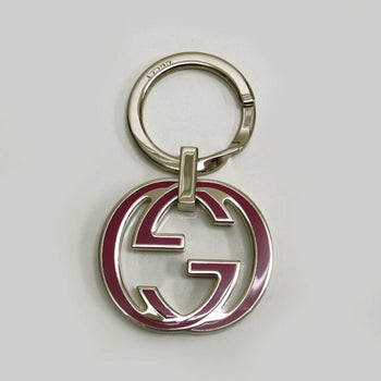 Gucci Interlocking G Keyring Pink Purple