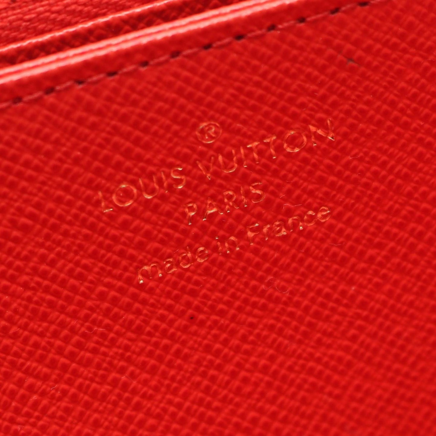 Louis Vuitton Zippy Wallet Monogram Coquelicot Round Long