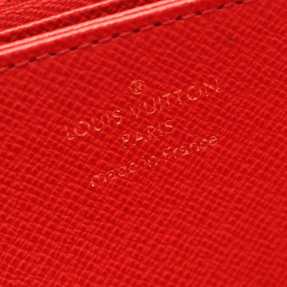 Louis Vuitton Zippy Wallet Monogram Coquelicot Round Long