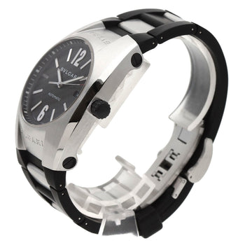 Bvlgari Eg40 Ergon Carbon Watch Stainless Steel Rubber