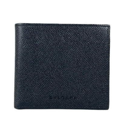 Bvlgari Bulgari Logo Compact Wallet Bi-Fold Leather