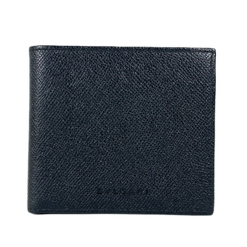 Bvlgari Bulgari Logo Compact Wallet Bi-Fold Leather
