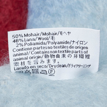 Loewe Anagram Stripe Scarf In Multicolor Wool