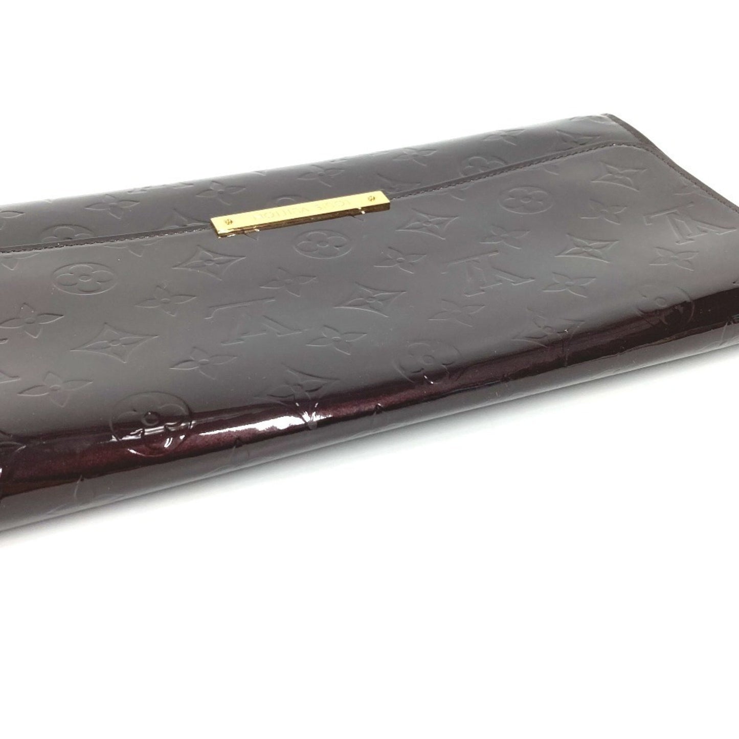 Louis Vuitton M91548 Monogram Vernis Robertson Bag Pouch Flap Clutch In Canvas