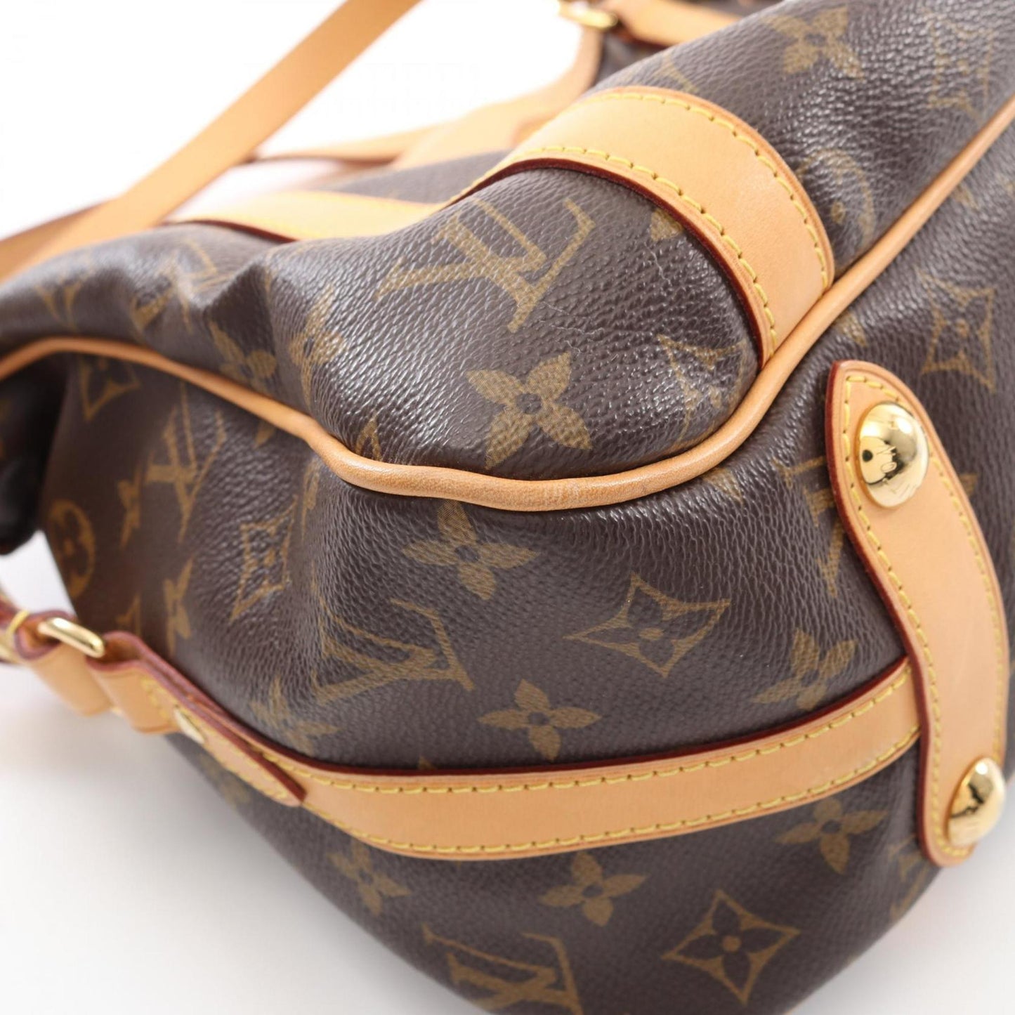 Louis Vuitton Stresa Pm Shoulder Bag Coated Canvas Leather Monogram