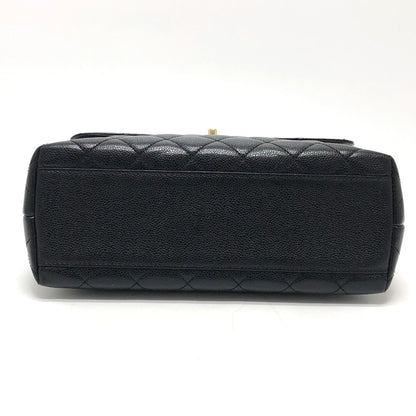Chanel Cc Mark Cc Bag Tote Bag Hand Bag Black Goldhardware