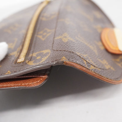 Louis Vuitton Monogram Portefeuilles Tri-Fold Long Wallet M60123 Brown