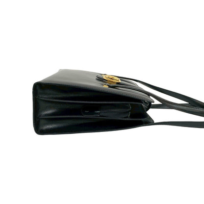 Celine Triomphe Logo Calf Leather Tote Bag