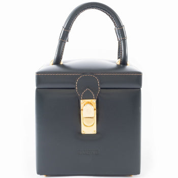 Loewe Vanity Bag Leather Green