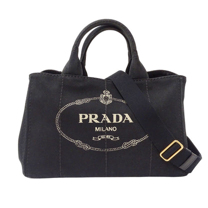 Prada Prada Women'S Canvas Canapa Medium Handbag/Shoulder Bag
