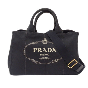 Prada Prada Women'S Canvas Canapa Medium Handbag/Shoulder Bag