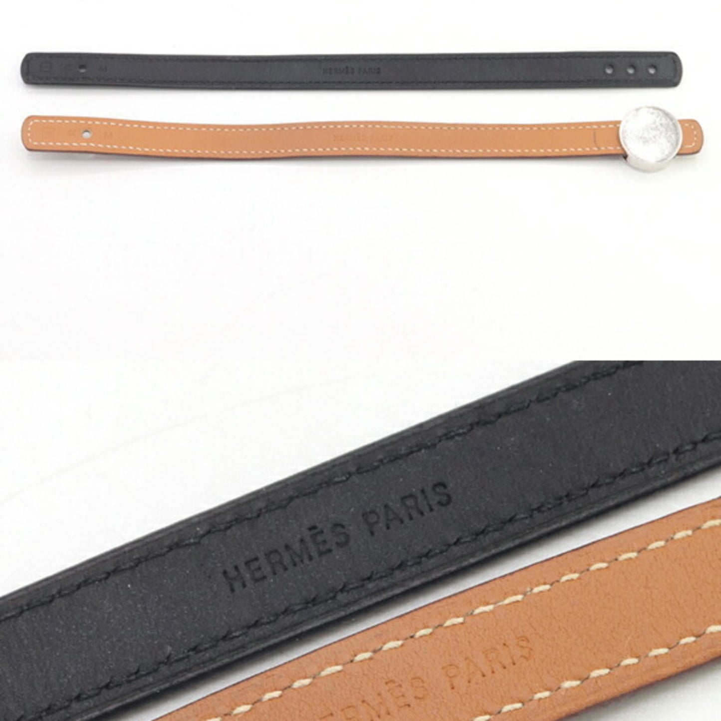 Hermes Herms Serie Looping Bracelet In Gold