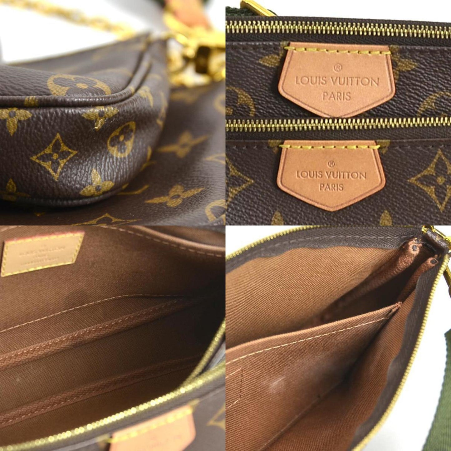 Louis Vuitton Louis Vuitton Shoulder Bag Monogram Multi Pochette Accessoires Canvas Brown