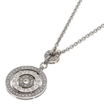 Bvlgari Astrale Cerchi Diamond Necklace In 18K White Gold