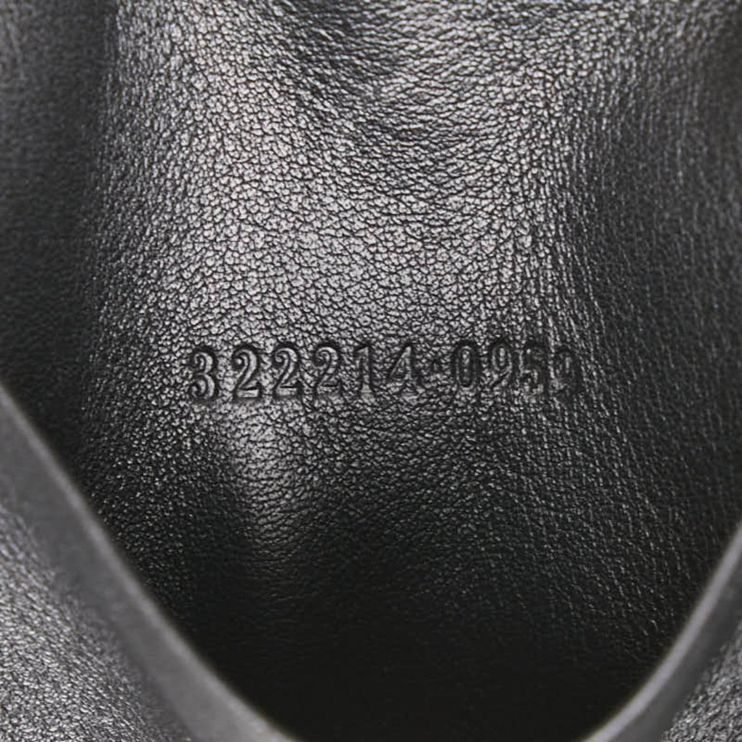 Gucci Micro Guccissima 6-Ring Key Case 322214 0959 Black Leather