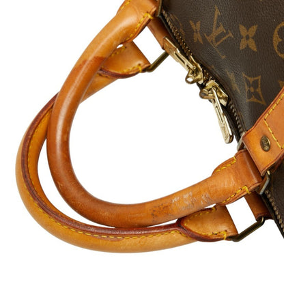 Louis Vuitton Monogram Keepall 55 Boston Bag/Travel Bag M41424 Brown Leather