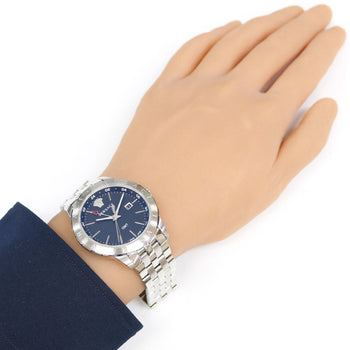 Versace Universe Gmt Watch Stainless Steel Wr 3Atm Quartz